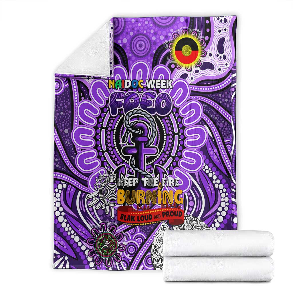 Fremantle Dockers Freo NAIDOC Week 2024 Blanket Mascot Football