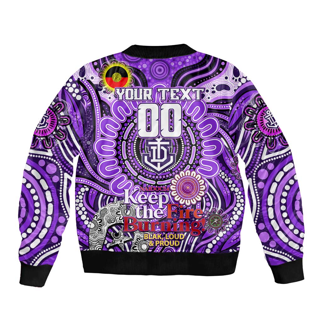 Custom Fremantle Dockers Freo NAIDOC Week 2024 Bomber Jacket Mascot Football
