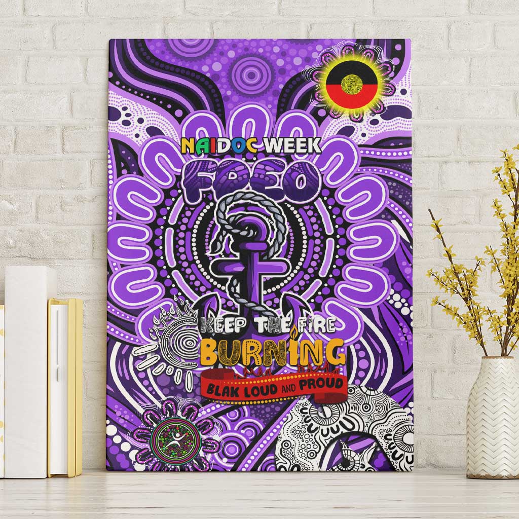 Fremantle Dockers Freo NAIDOC Week 2024 Canvas Wall Art Mascot Football