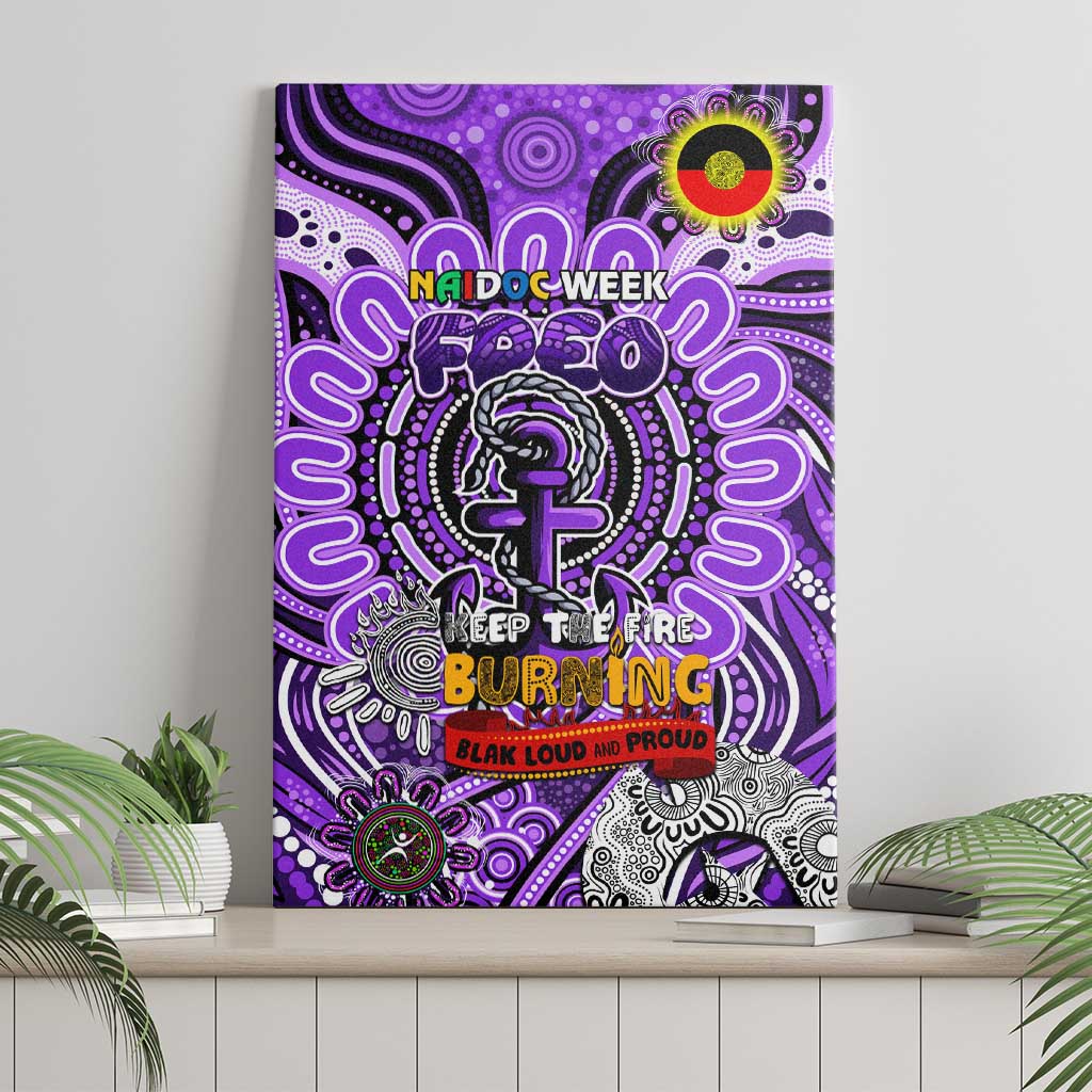 Fremantle Dockers Freo NAIDOC Week 2024 Canvas Wall Art Mascot Football
