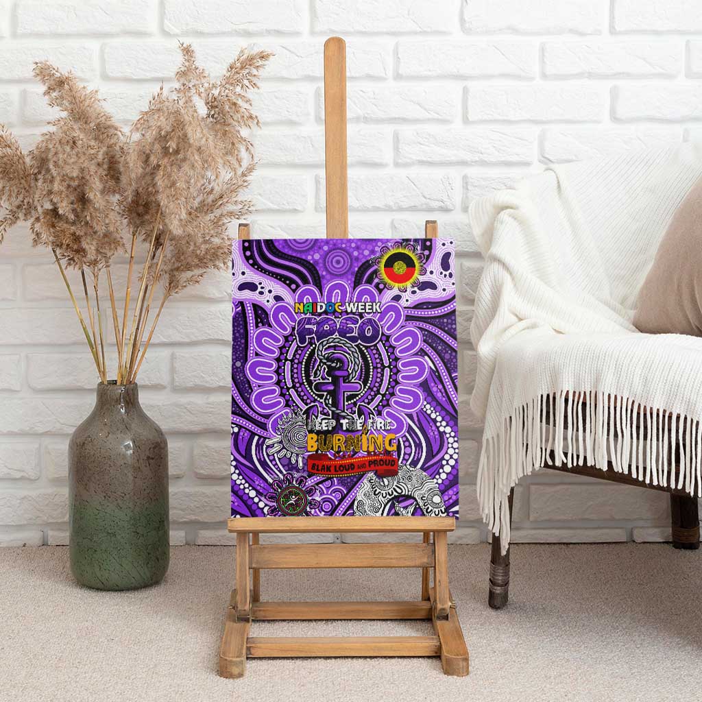 Fremantle Dockers Freo NAIDOC Week 2024 Canvas Wall Art Mascot Football