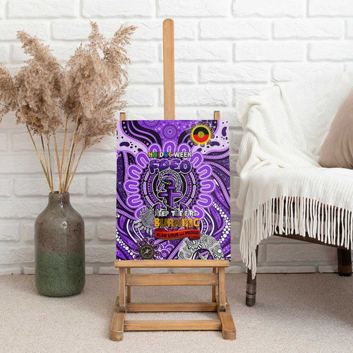 Fremantle Dockers Freo NAIDOC Week 2024 Canvas Wall Art Mascot Football