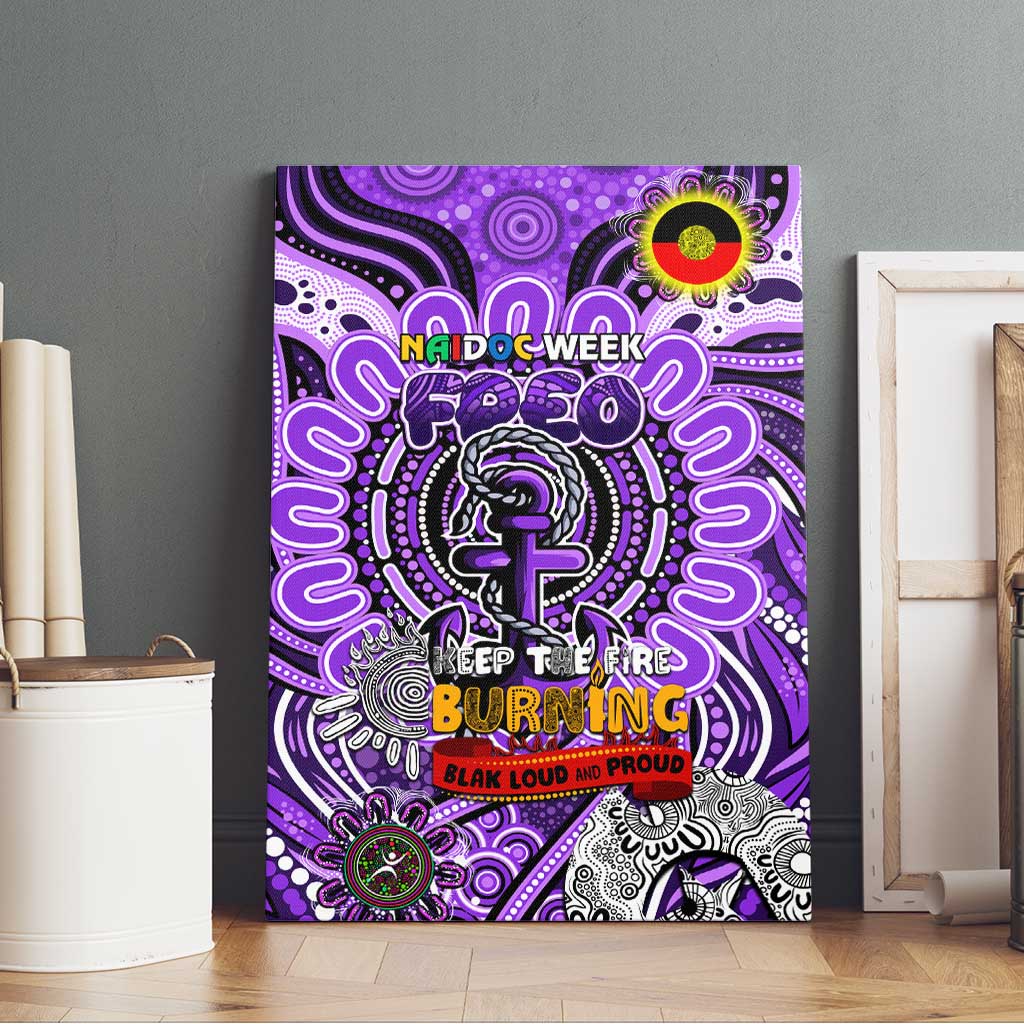 Fremantle Dockers Freo NAIDOC Week 2024 Canvas Wall Art Mascot Football