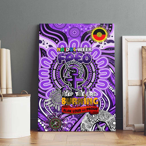 Fremantle Dockers Freo NAIDOC Week 2024 Canvas Wall Art Mascot Football