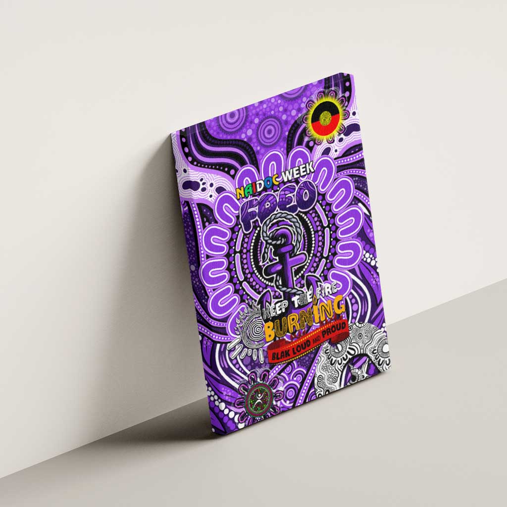 Fremantle Dockers Freo NAIDOC Week 2024 Canvas Wall Art Mascot Football