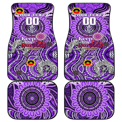 Fremantle Dockers Freo NAIDOC Week 2024 Car Mats Mascot Football