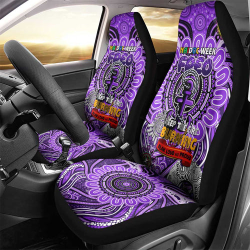 Fremantle Dockers Freo NAIDOC Week 2024 Car Seat Cover Mascot Football
