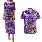 Custom Fremantle Dockers Freo NAIDOC Week 2024 Couples Matching Puletasi and Hawaiian Shirt Mascot Football