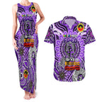Custom Fremantle Dockers Freo NAIDOC Week 2024 Couples Matching Tank Maxi Dress and Hawaiian Shirt Mascot Football