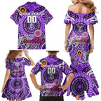 Custom Fremantle Dockers Freo NAIDOC Week 2024 Family Matching Mermaid Dress and Hawaiian Shirt Mascot Football