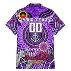 Custom Fremantle Dockers Freo NAIDOC Week 2024 Family Matching Mermaid Dress and Hawaiian Shirt Mascot Football