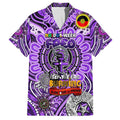 Custom Fremantle Dockers Freo NAIDOC Week 2024 Family Matching Off The Shoulder Long Sleeve Dress and Hawaiian Shirt Mascot Football