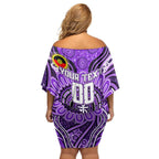 Custom Fremantle Dockers Freo NAIDOC Week 2024 Family Matching Off Shoulder Short Dress and Hawaiian Shirt Mascot Football