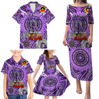 Custom Fremantle Dockers Freo NAIDOC Week 2024 Family Matching Puletasi and Hawaiian Shirt Mascot Football