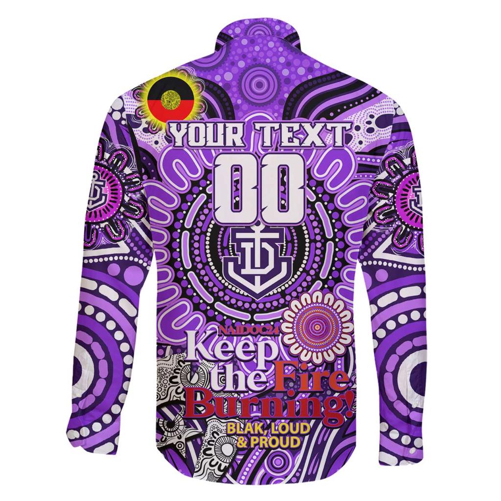 Custom Fremantle Dockers Freo NAIDOC Week 2024 Family Matching Puletasi and Hawaiian Shirt Mascot Football