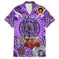 Custom Fremantle Dockers Freo NAIDOC Week 2024 Family Matching Short Sleeve Bodycon Dress and Hawaiian Shirt Mascot Football