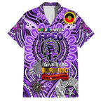 Custom Fremantle Dockers Freo NAIDOC Week 2024 Family Matching Summer Maxi Dress and Hawaiian Shirt Mascot Football