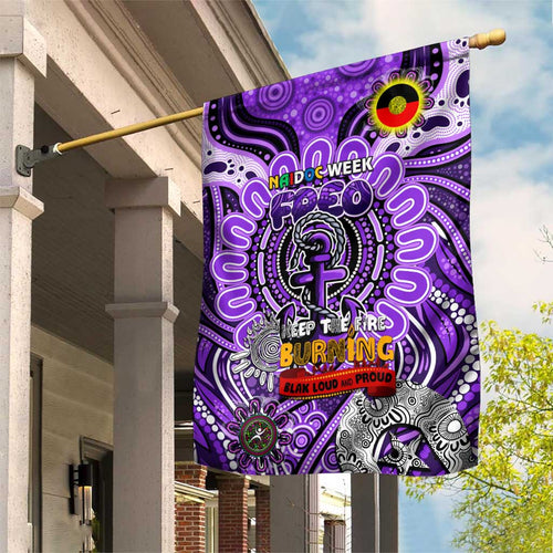 Fremantle Dockers Freo NAIDOC Week 2024 Garden Flag Mascot Football