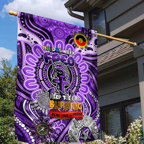 Fremantle Dockers Freo NAIDOC Week 2024 Garden Flag Mascot Football