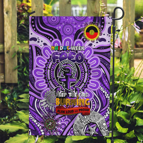 Fremantle Dockers Freo NAIDOC Week 2024 Garden Flag Mascot Football