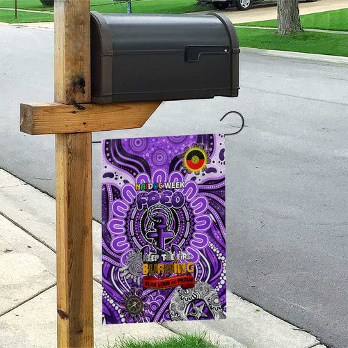 Fremantle Dockers Freo NAIDOC Week 2024 Garden Flag Mascot Football