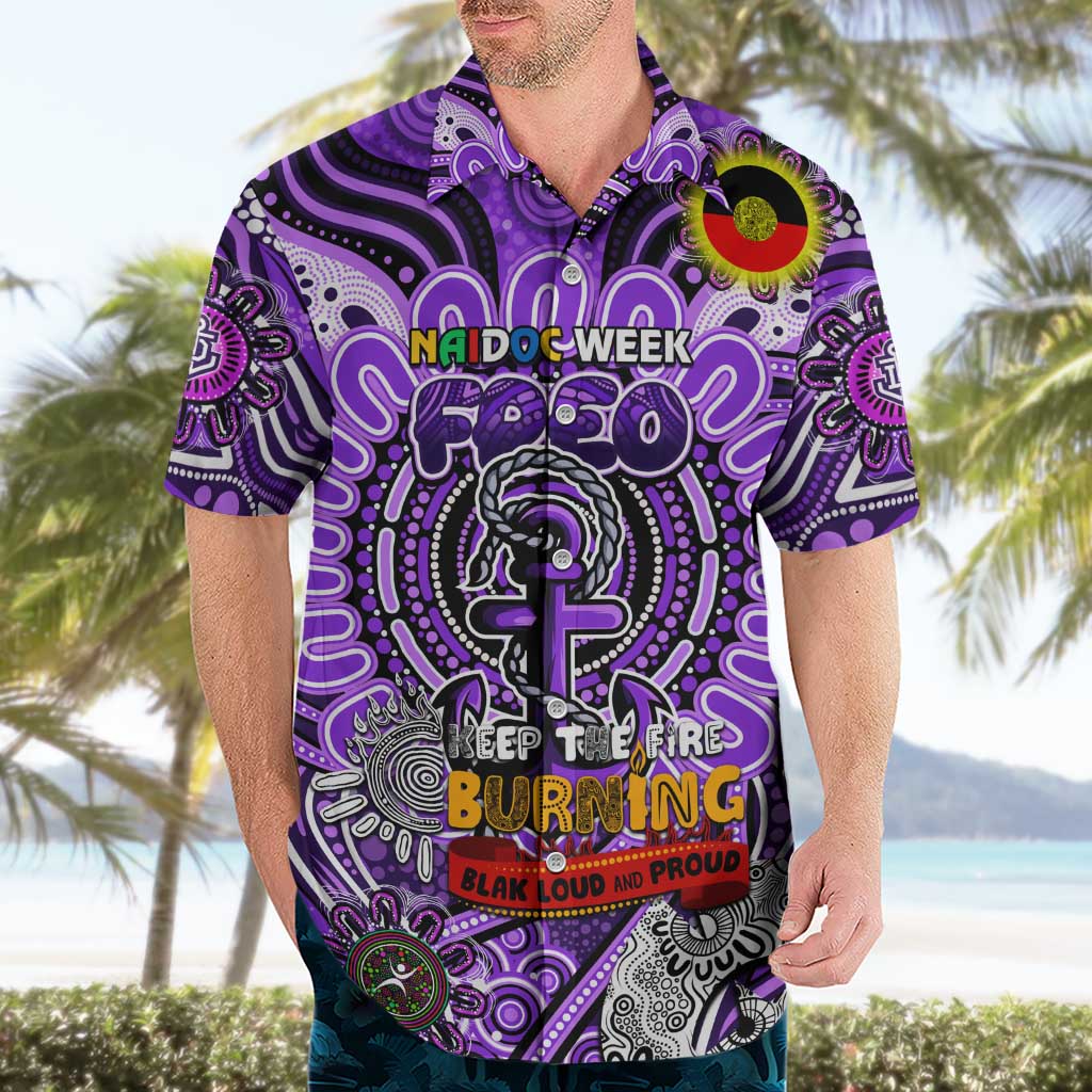 Custom Fremantle Dockers Freo NAIDOC Week 2024 Hawaiian Shirt Mascot Football