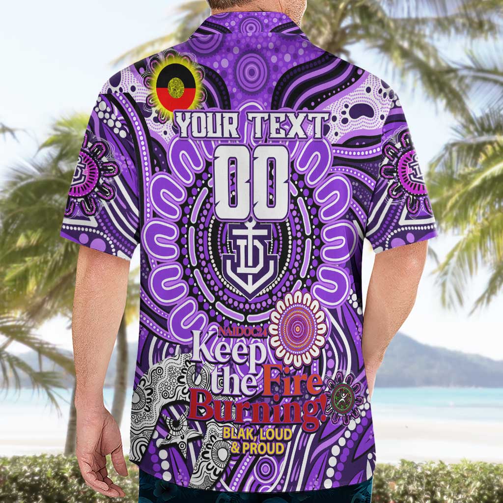 Custom Fremantle Dockers Freo NAIDOC Week 2024 Hawaiian Shirt Mascot Football
