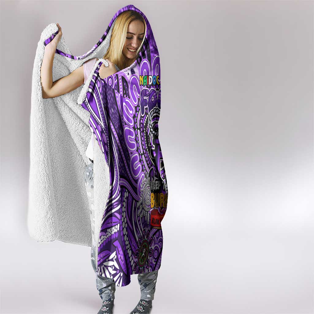 Fremantle Dockers Freo NAIDOC Week 2024 Hooded Blanket Mascot Football