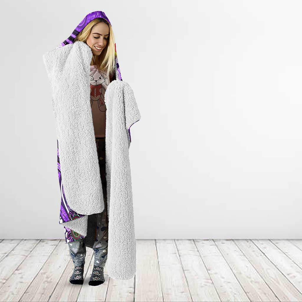 Fremantle Dockers Freo NAIDOC Week 2024 Hooded Blanket Mascot Football