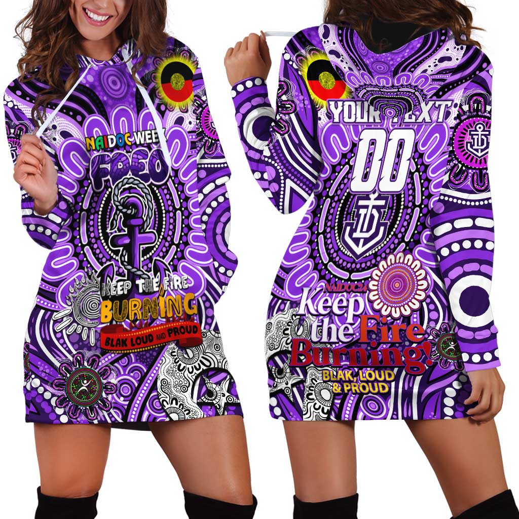Custom Fremantle Dockers Freo NAIDOC Week 2024 Hoodie Dress Mascot Football