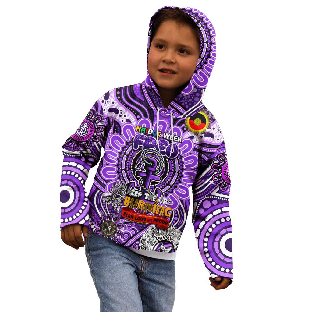 Custom Fremantle Dockers Freo NAIDOC Week 2024 Kid Hoodie Mascot Football