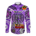 Custom Fremantle Dockers Freo NAIDOC Week 2024 Long Sleeve Button Shirt Mascot Football