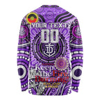 Custom Fremantle Dockers Freo NAIDOC Week 2024 Long Sleeve Shirt Mascot Football