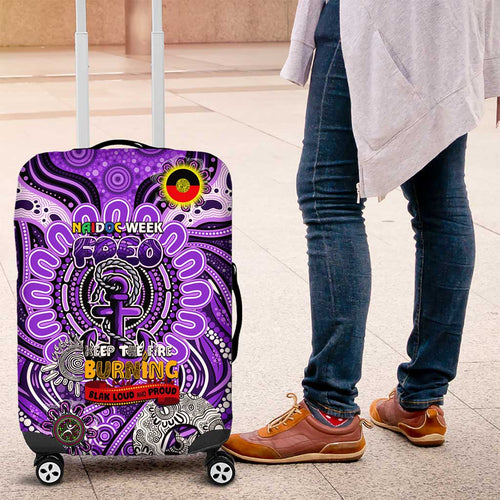 Fremantle Dockers Freo NAIDOC Week 2024 Luggage Cover Mascot Football