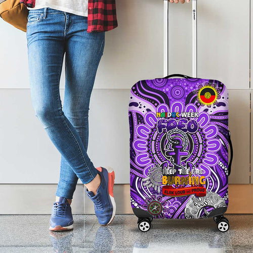 Fremantle Dockers Freo NAIDOC Week 2024 Luggage Cover Mascot Football
