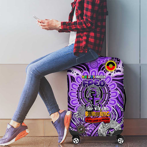 Fremantle Dockers Freo NAIDOC Week 2024 Luggage Cover Mascot Football