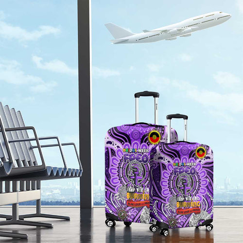 Fremantle Dockers Freo NAIDOC Week 2024 Luggage Cover Mascot Football