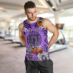 Custom Fremantle Dockers Freo NAIDOC Week 2024 Men Tank Top Mascot Football