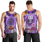 Custom Fremantle Dockers Freo NAIDOC Week 2024 Men Tank Top Mascot Football