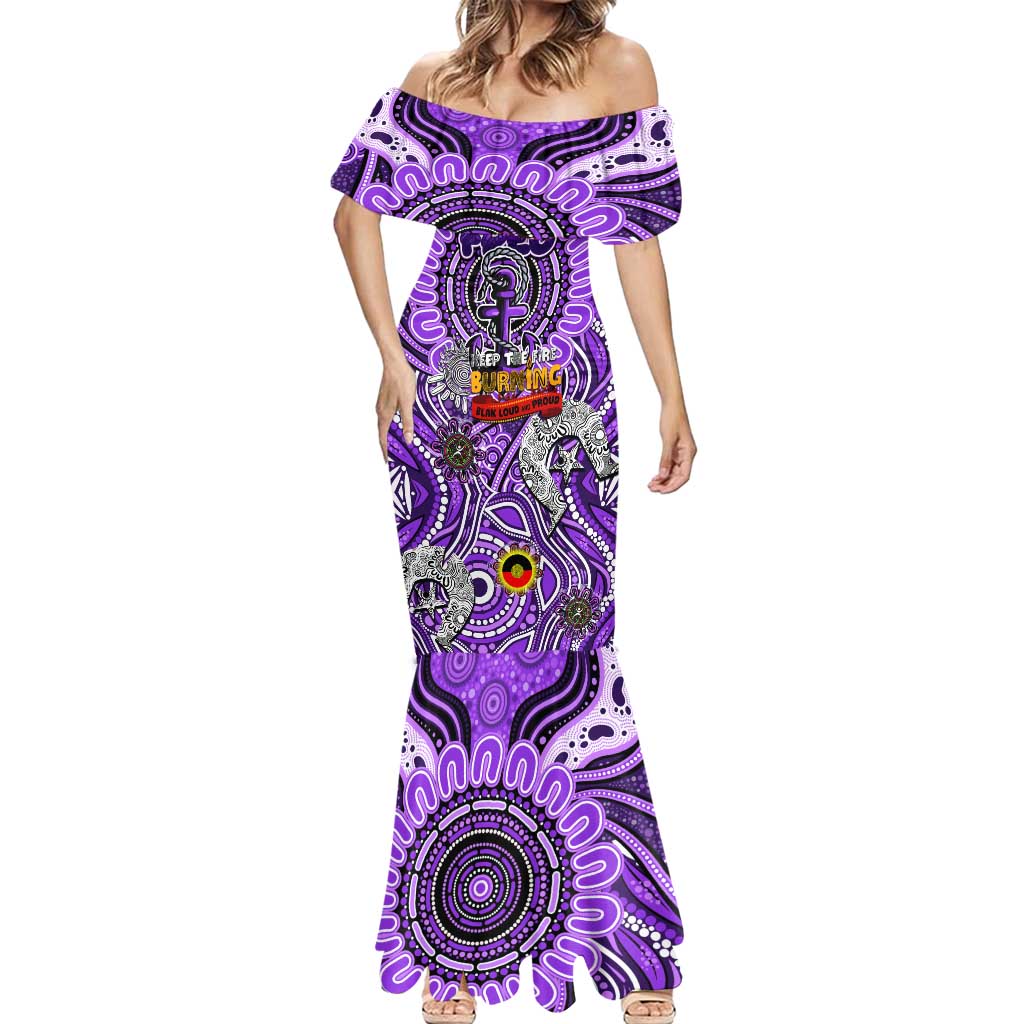Custom Fremantle Dockers Freo NAIDOC Week 2024 Mermaid Dress Mascot Football