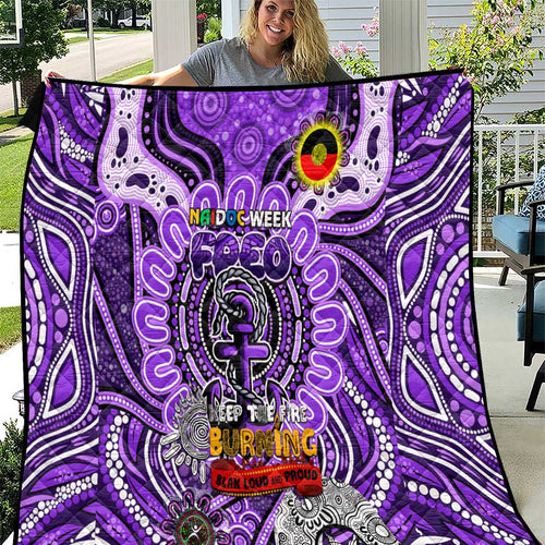 Fremantle Dockers Freo NAIDOC Week 2024 Quilt Mascot Football