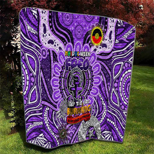 Fremantle Dockers Freo NAIDOC Week 2024 Quilt Mascot Football