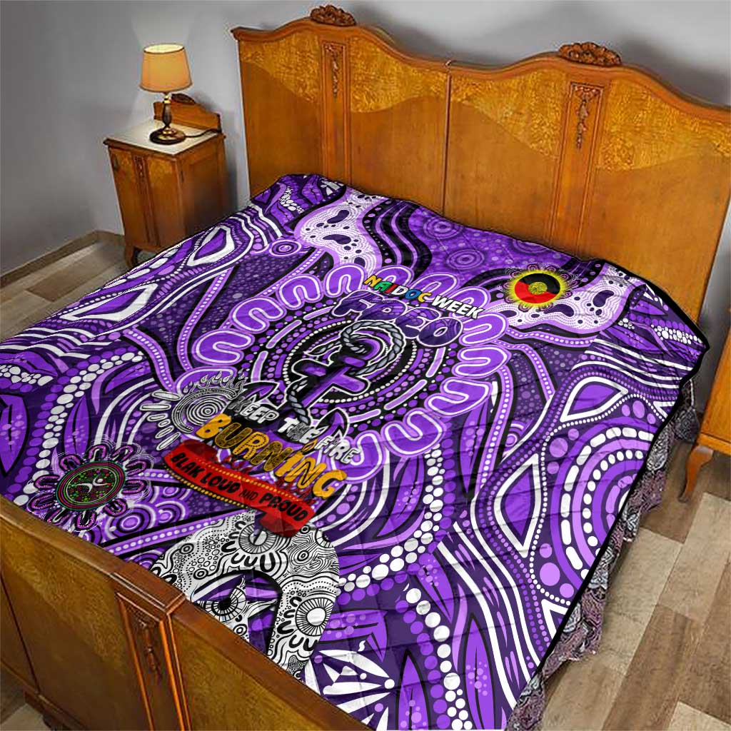 Fremantle Dockers Freo NAIDOC Week 2024 Quilt Mascot Football