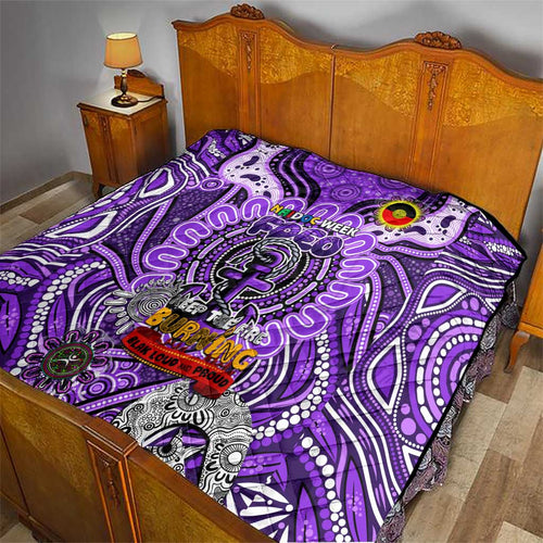 Fremantle Dockers Freo NAIDOC Week 2024 Quilt Mascot Football