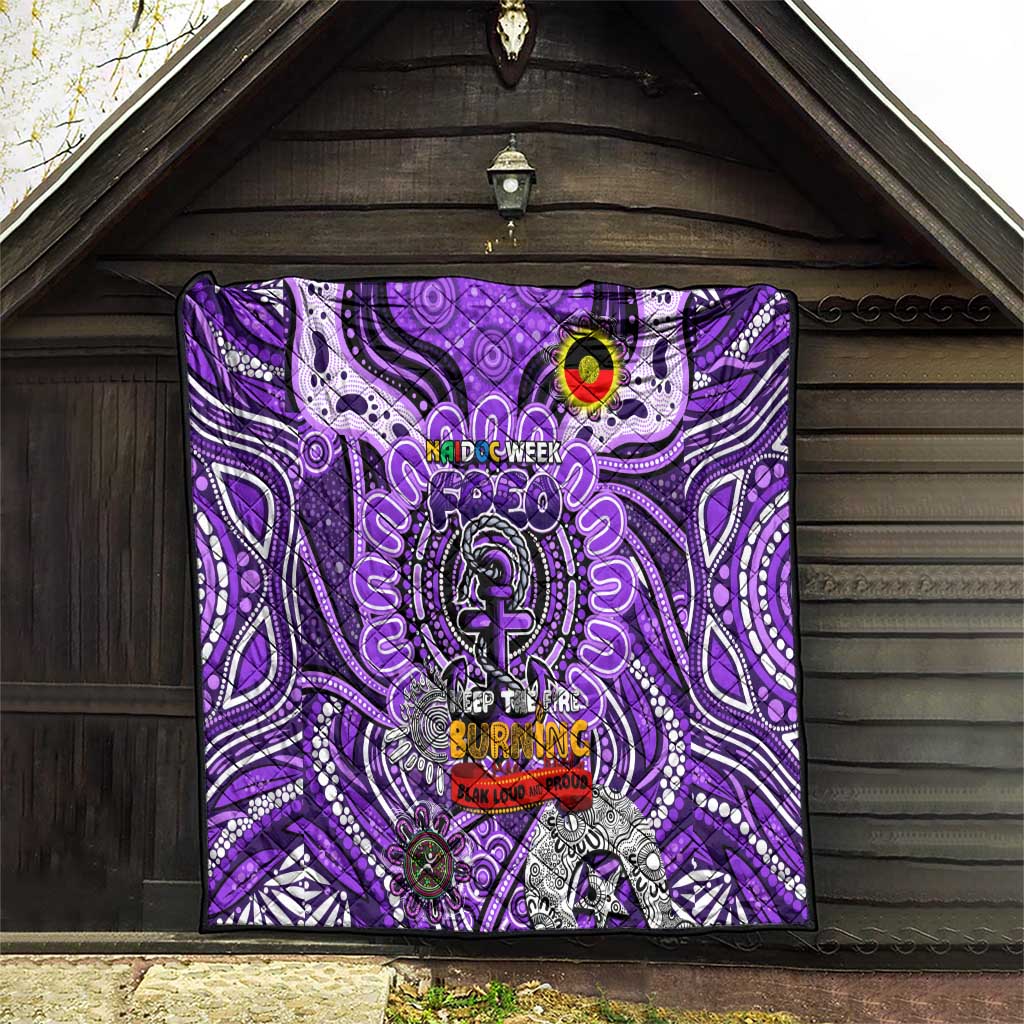 Fremantle Dockers Freo NAIDOC Week 2024 Quilt Mascot Football