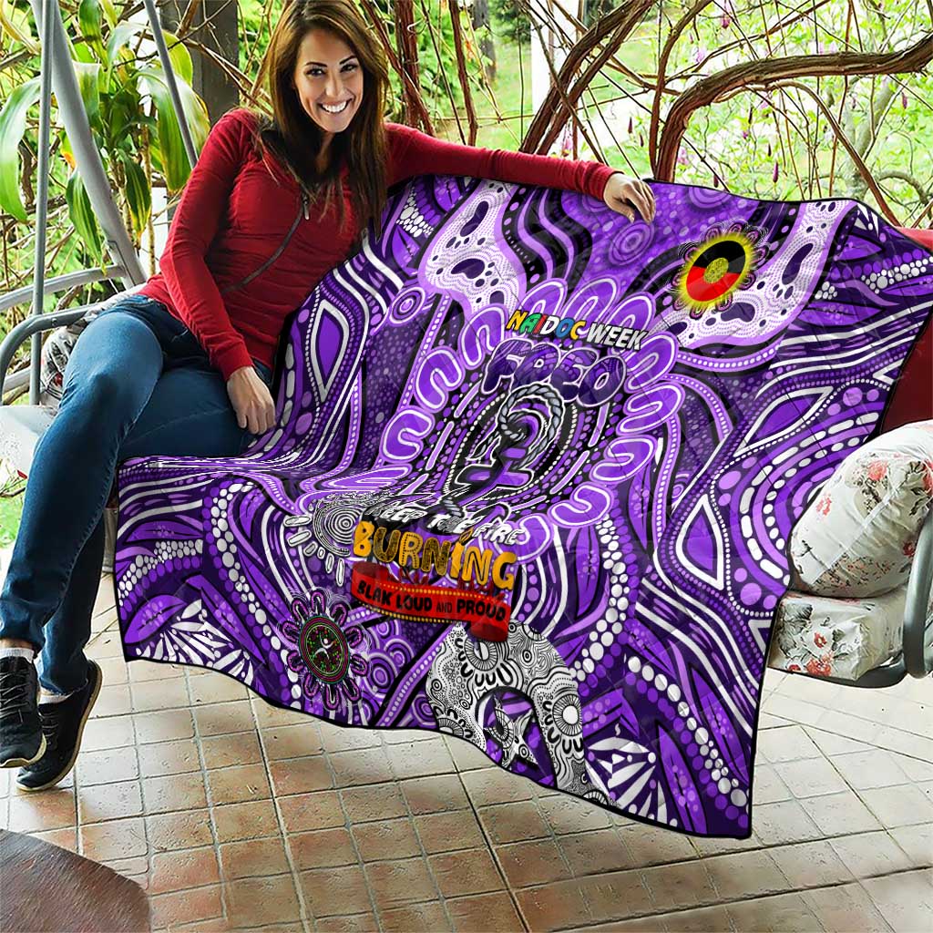 Fremantle Dockers Freo NAIDOC Week 2024 Quilt Mascot Football