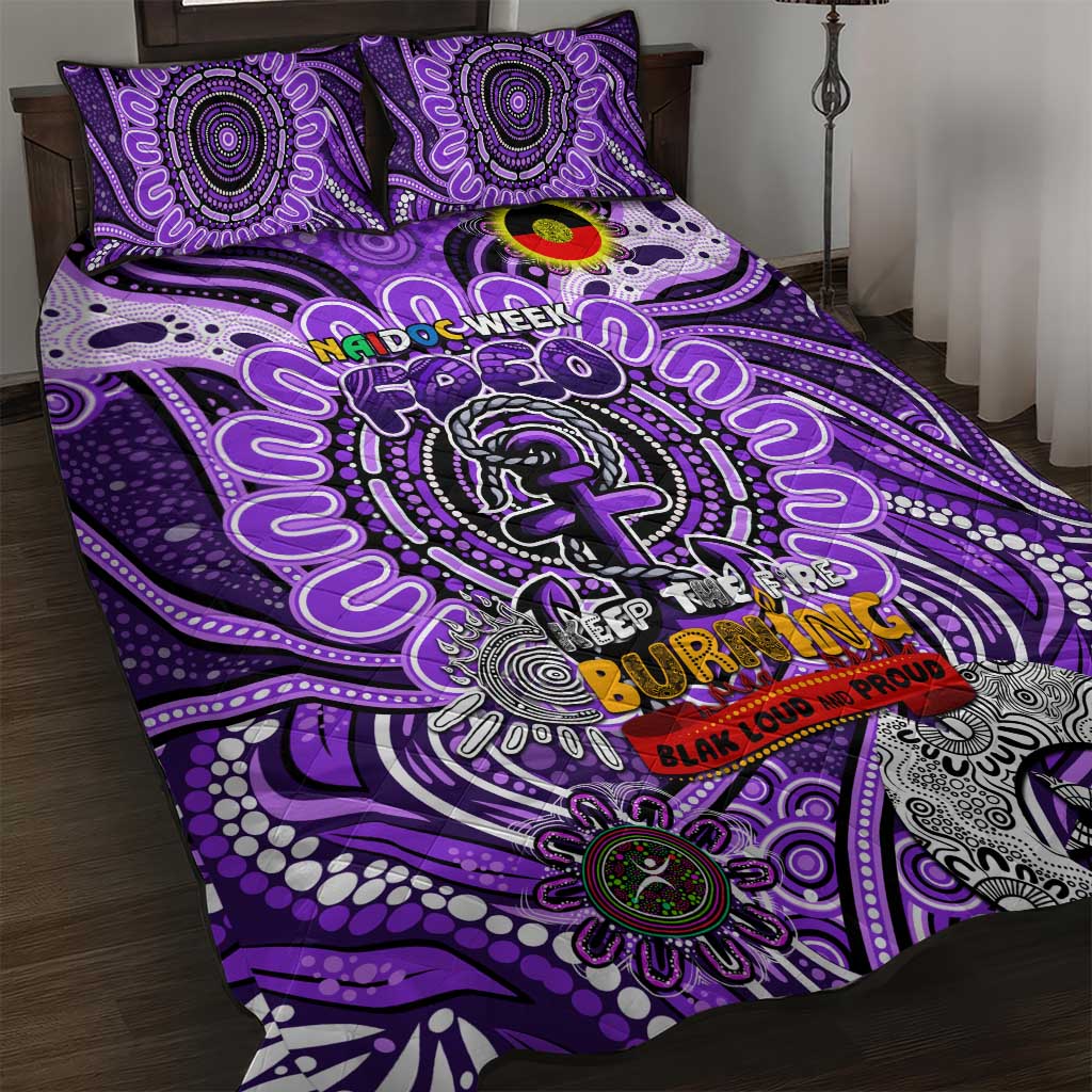 Fremantle Dockers Freo NAIDOC Week 2024 Quilt Bed Set Mascot Football