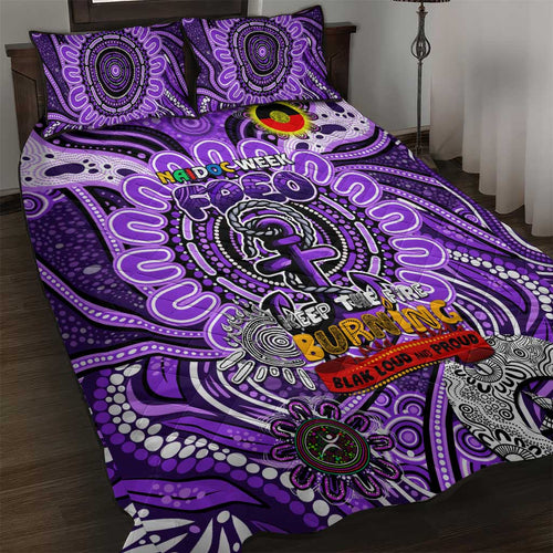 Fremantle Dockers Freo NAIDOC Week 2024 Quilt Bed Set Mascot Football
