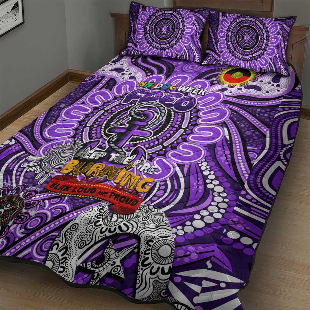 Fremantle Dockers Freo NAIDOC Week 2024 Quilt Bed Set Mascot Football