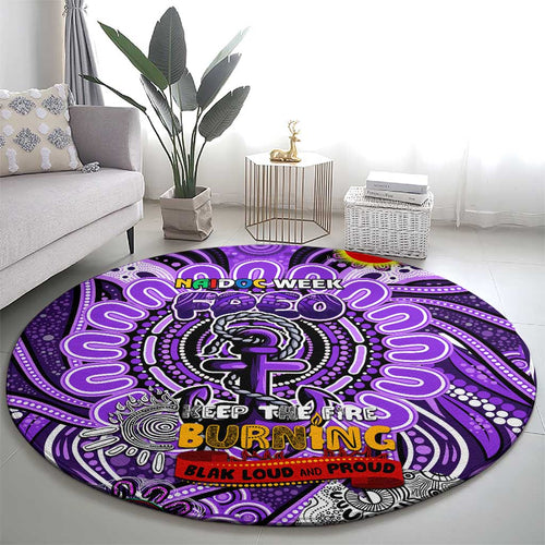 Fremantle Dockers Freo NAIDOC Week 2024 Round Carpet Mascot Football